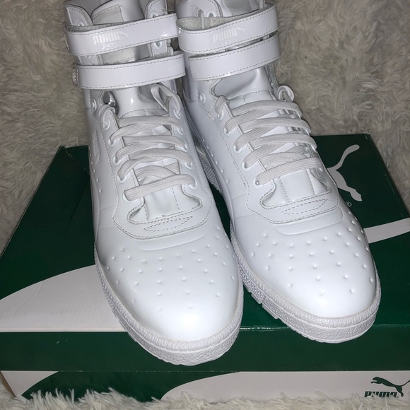 puma sky 2 hi white